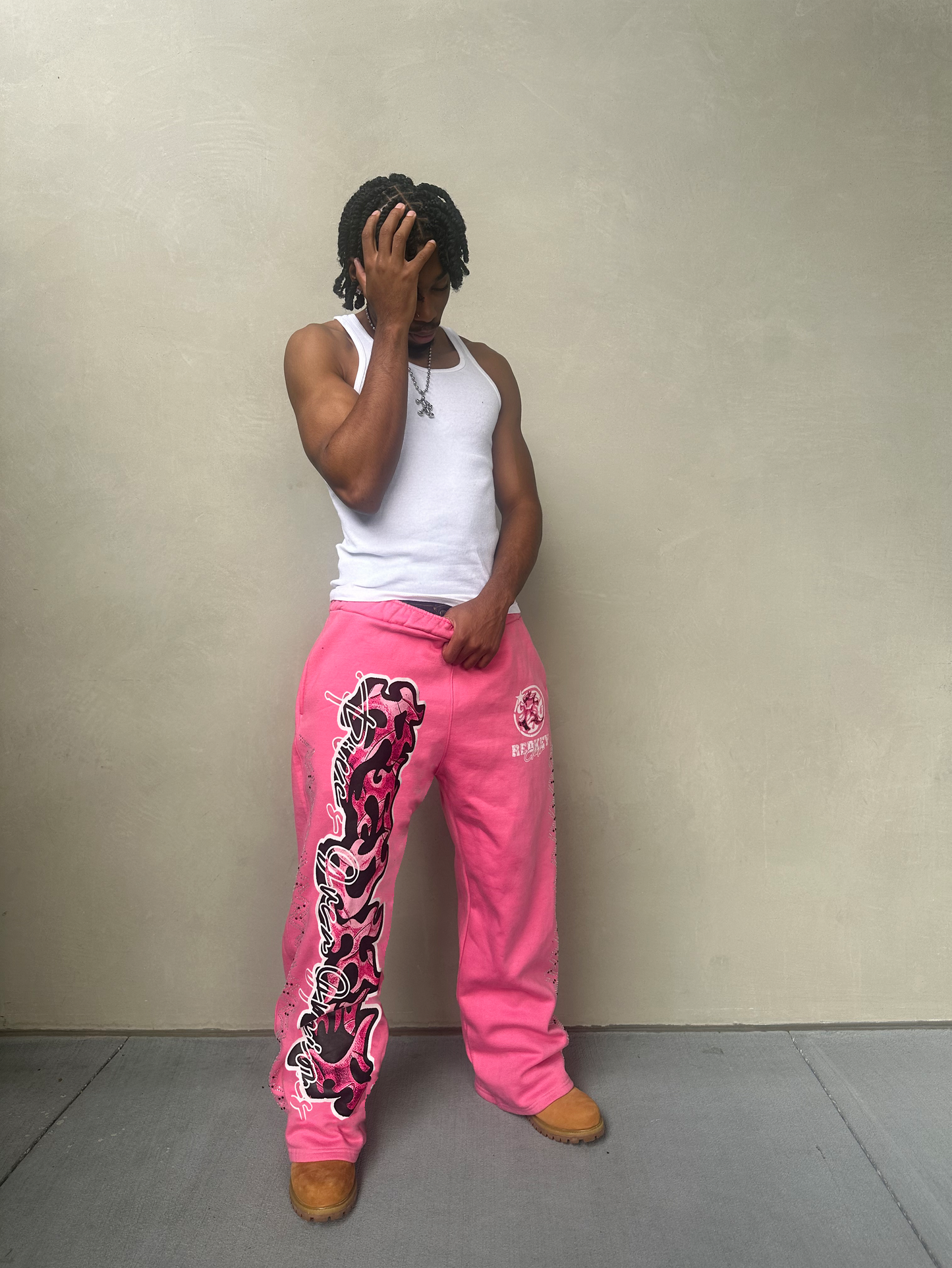 REDKEY ESSENTIAL SWEATS PINK/PINK
