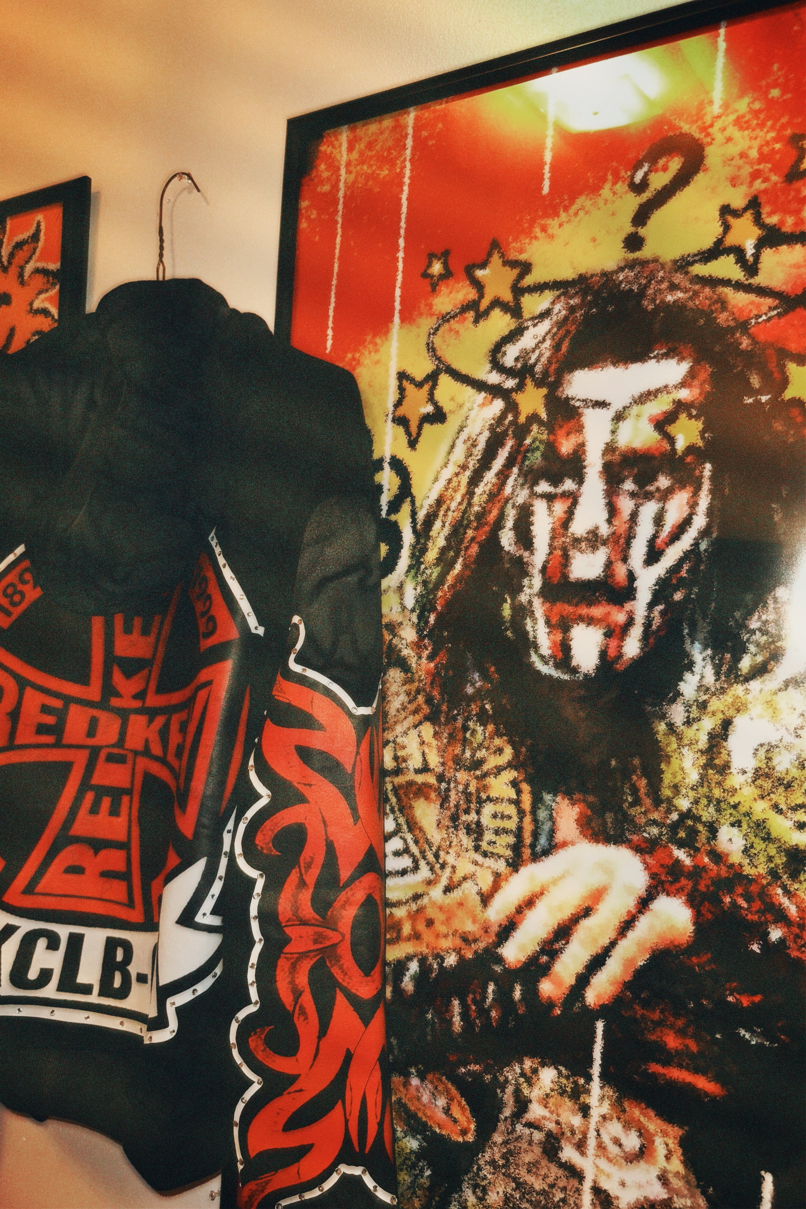 “ROGUE GRAFFITI” RED ZIP UP