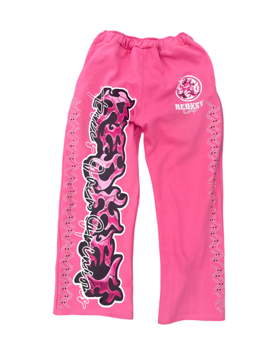 REDKEY ESSENTIAL SWEATS PINK/PINK