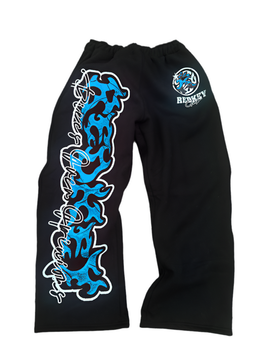 REDKEY ESSENTIAL SWEATS BLACK/BLUE